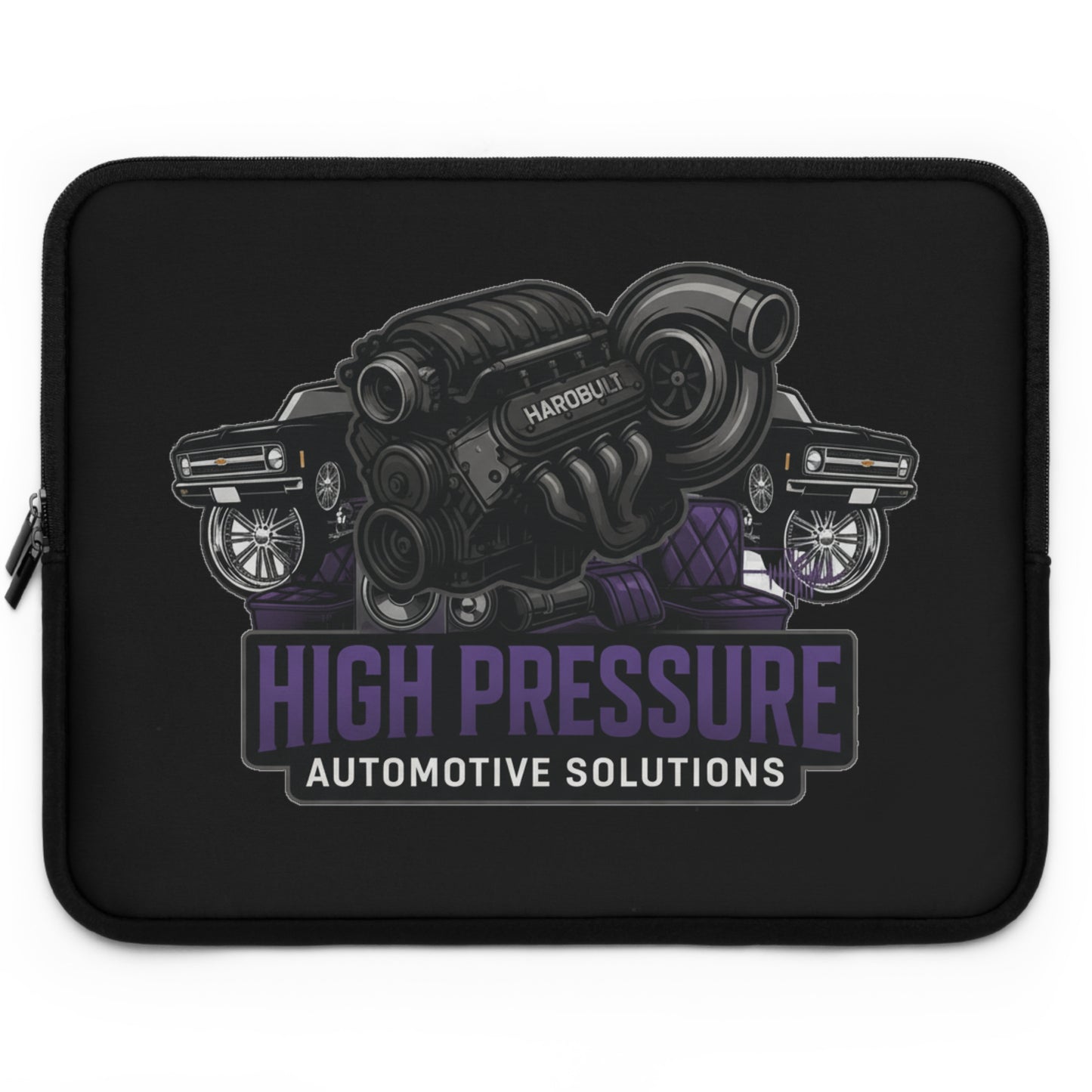 High Pressure Automotive Laptop Sleeve - Perfect for Car Lovers, Gifts for Mechanics, Tech Accessories, Stylish Protection for Devices