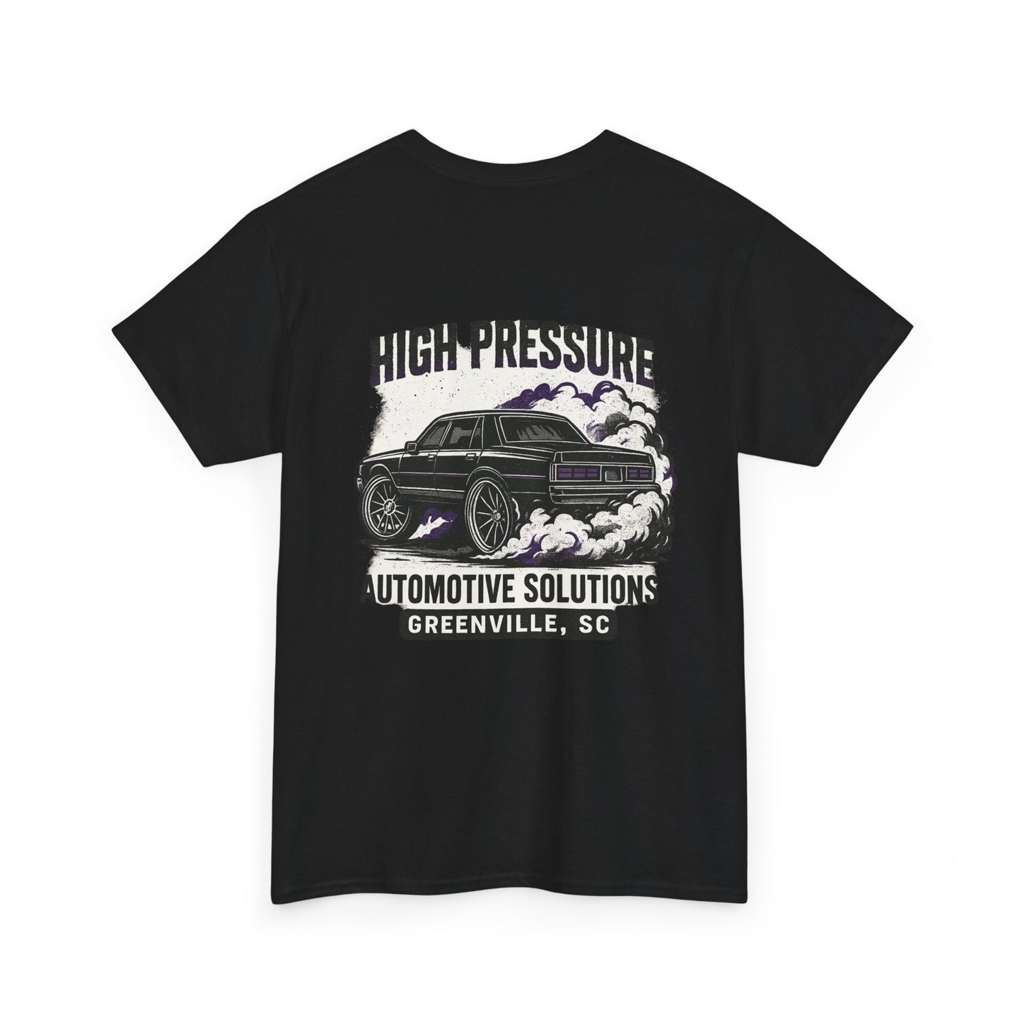 Automotive Graphic Tee - High Pressure Solutions, Car Enthusiast Shirt, Unisex Heavy Cotton Tee, Gift for Mechanics, Vintage Auto Style