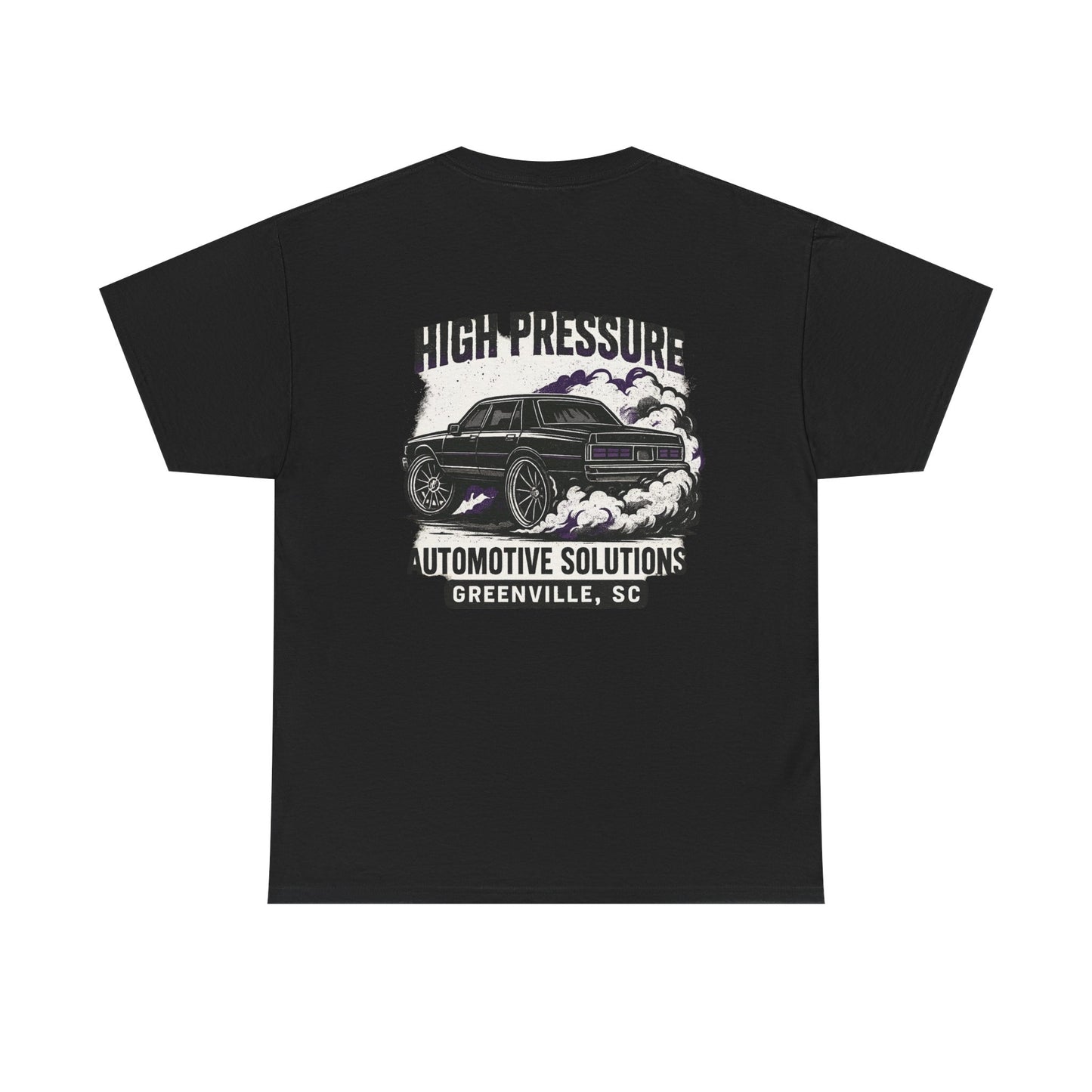 Automotive Graphic Tee - High Pressure Solutions, Car Enthusiast Shirt, Unisex Heavy Cotton Tee, Gift for Mechanics, Vintage Auto Style