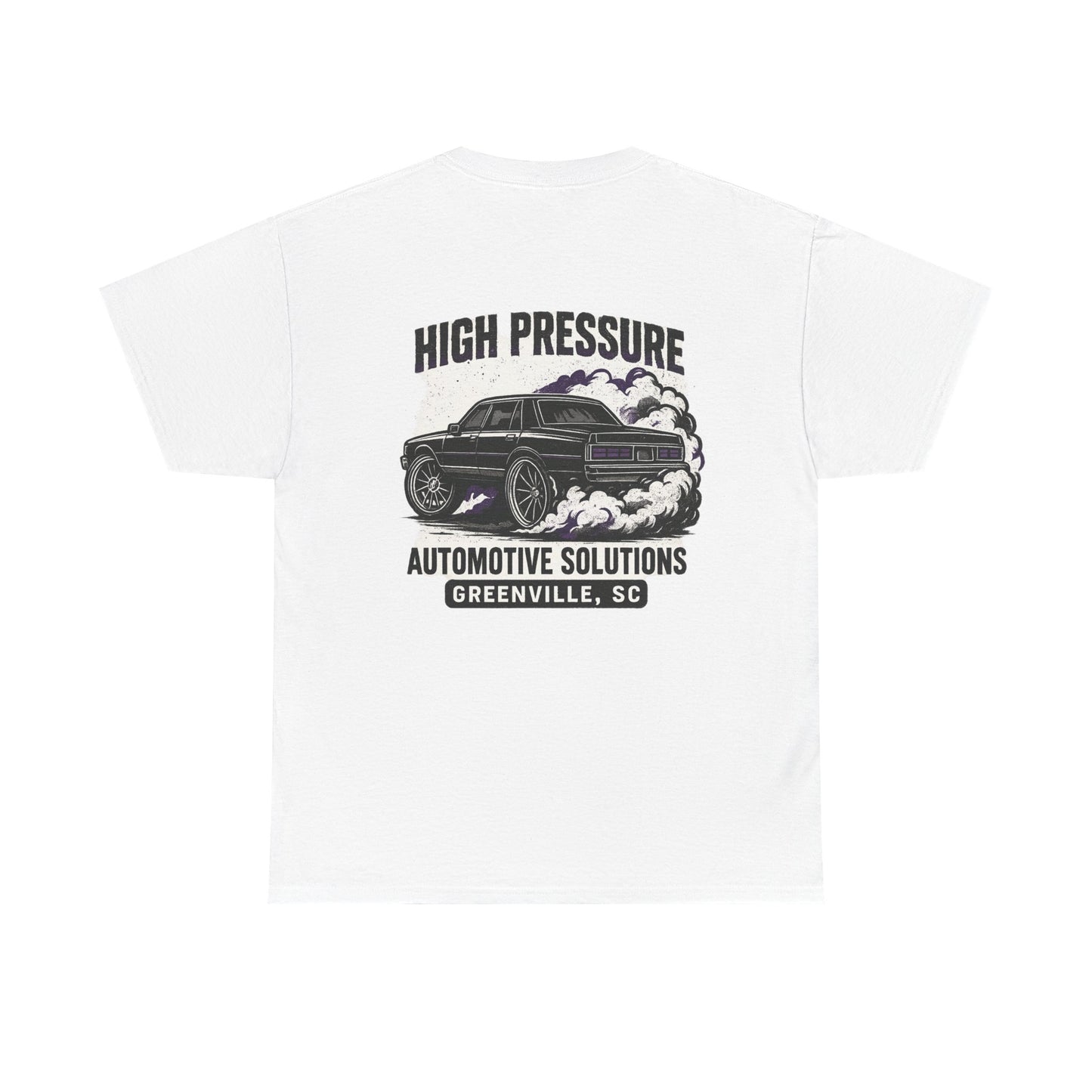 Automotive Graphic Tee - High Pressure Solutions, Car Enthusiast Shirt, Unisex Heavy Cotton Tee, Gift for Mechanics, Vintage Auto Style