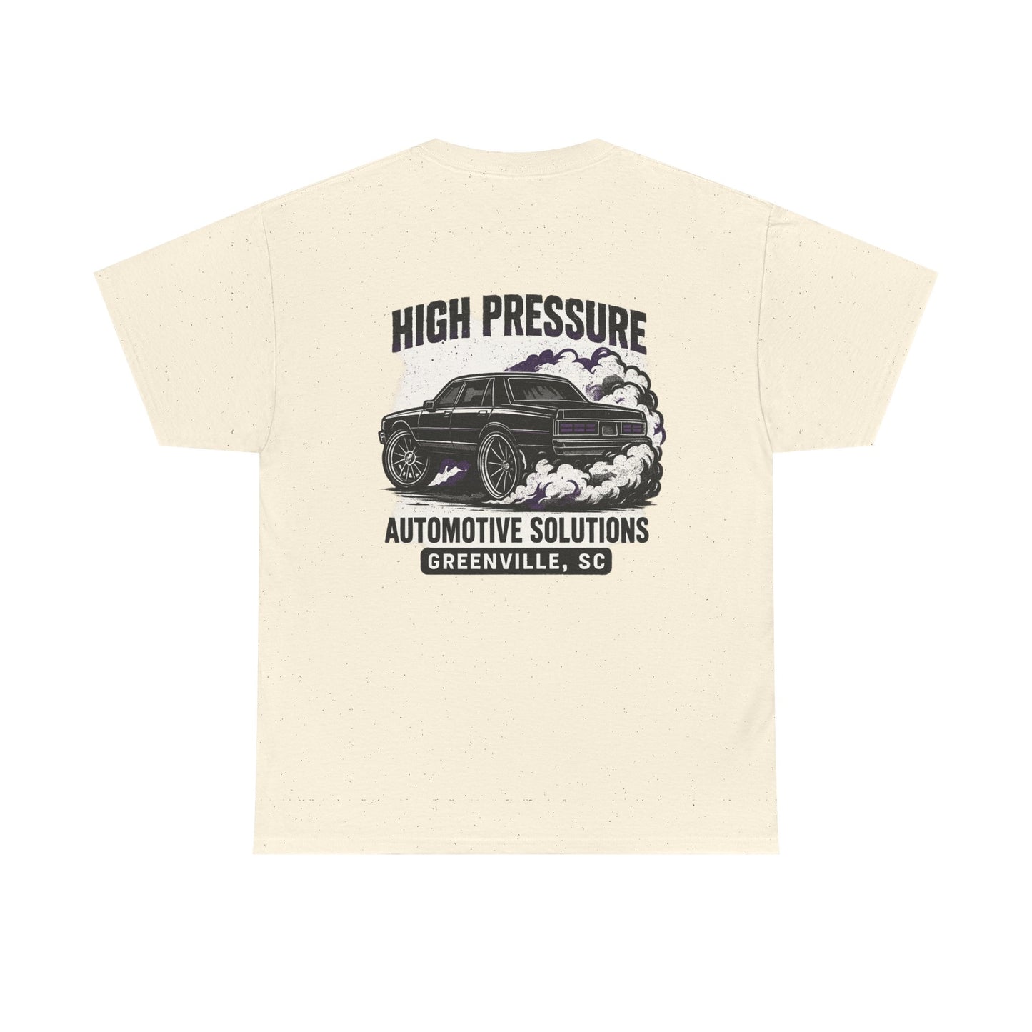 Automotive Graphic Tee - High Pressure Solutions, Car Enthusiast Shirt, Unisex Heavy Cotton Tee, Gift for Mechanics, Vintage Auto Style