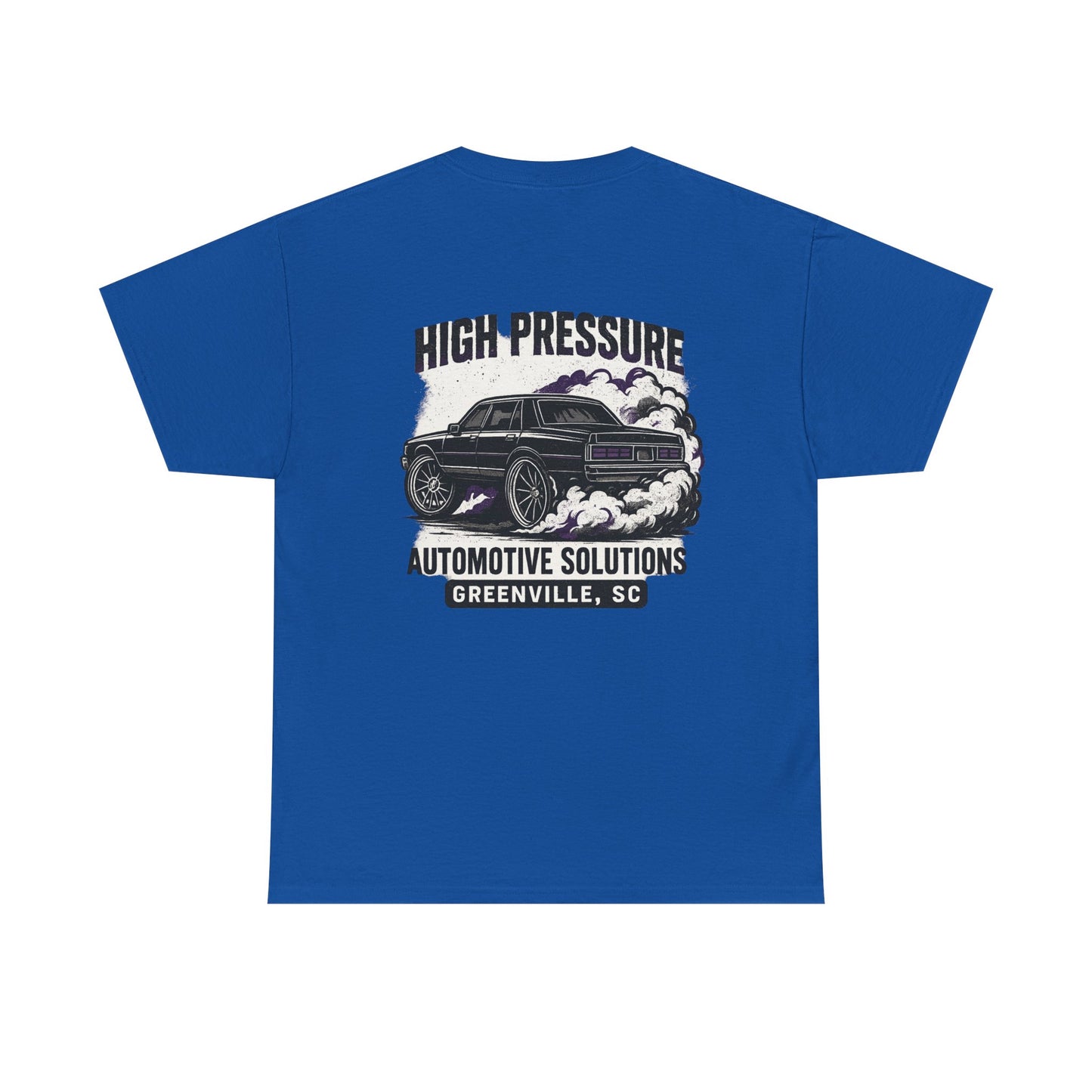 Automotive Graphic Tee - High Pressure Solutions, Car Enthusiast Shirt, Unisex Heavy Cotton Tee, Gift for Mechanics, Vintage Auto Style