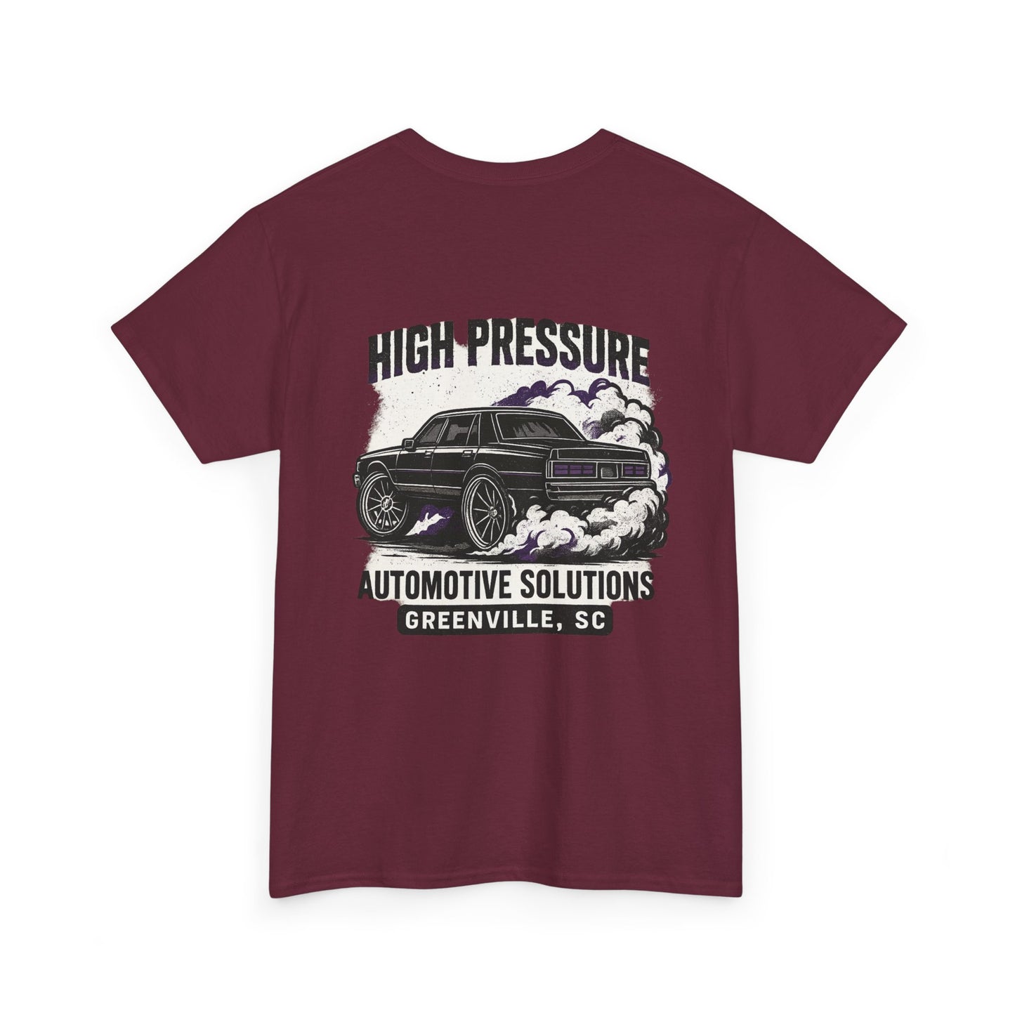 Automotive Graphic Tee - High Pressure Solutions, Car Enthusiast Shirt, Unisex Heavy Cotton Tee, Gift for Mechanics, Vintage Auto Style