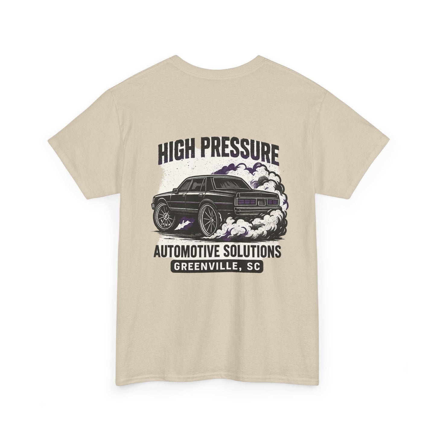Automotive Graphic Tee - High Pressure Solutions, Car Enthusiast Shirt, Unisex Heavy Cotton Tee, Gift for Mechanics, Vintage Auto Style