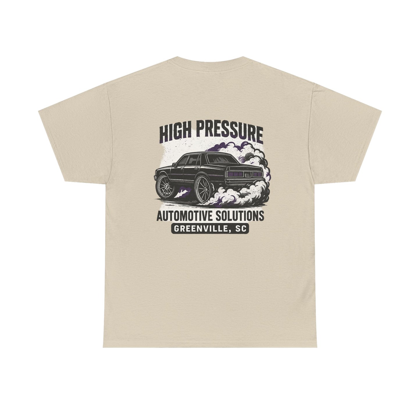 Automotive Graphic Tee - High Pressure Solutions, Car Enthusiast Shirt, Unisex Heavy Cotton Tee, Gift for Mechanics, Vintage Auto Style