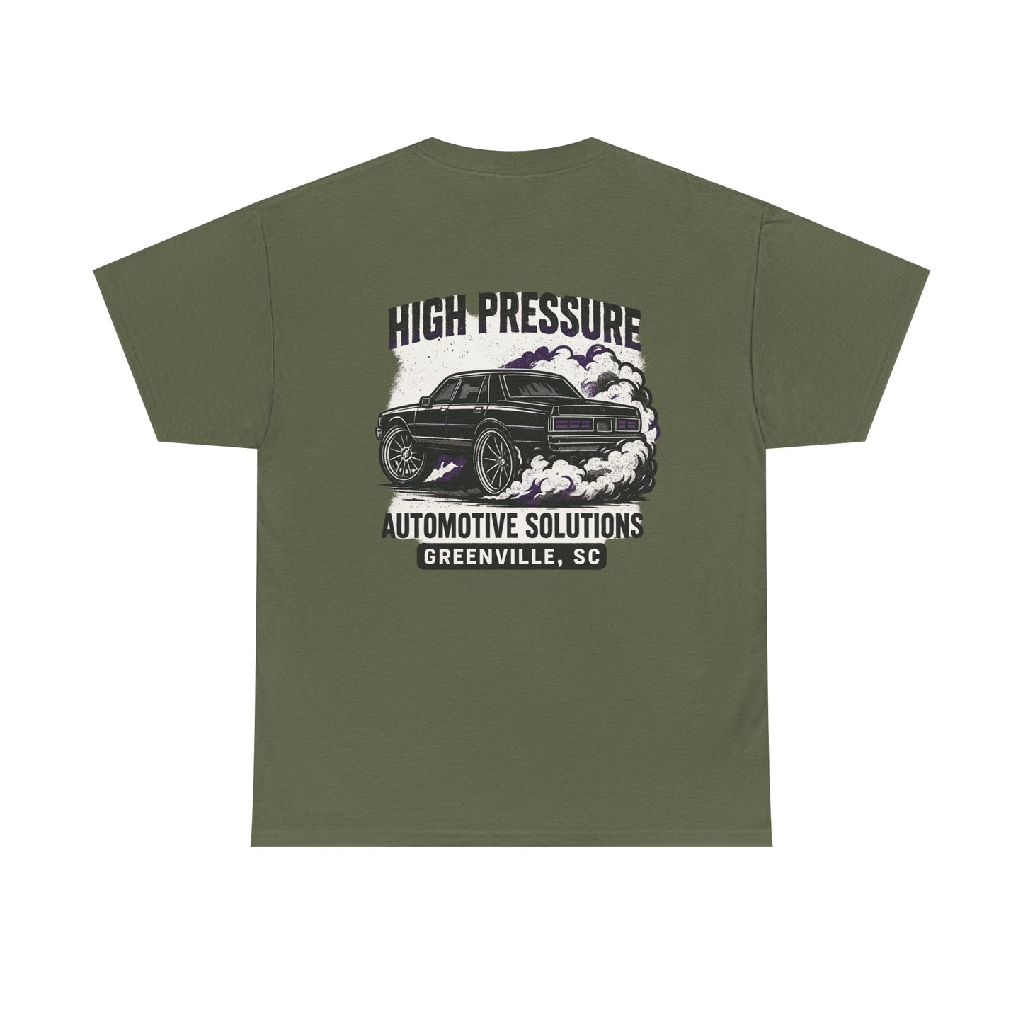 Automotive Graphic Tee - High Pressure Solutions, Car Enthusiast Shirt, Unisex Heavy Cotton Tee, Gift for Mechanics, Vintage Auto Style
