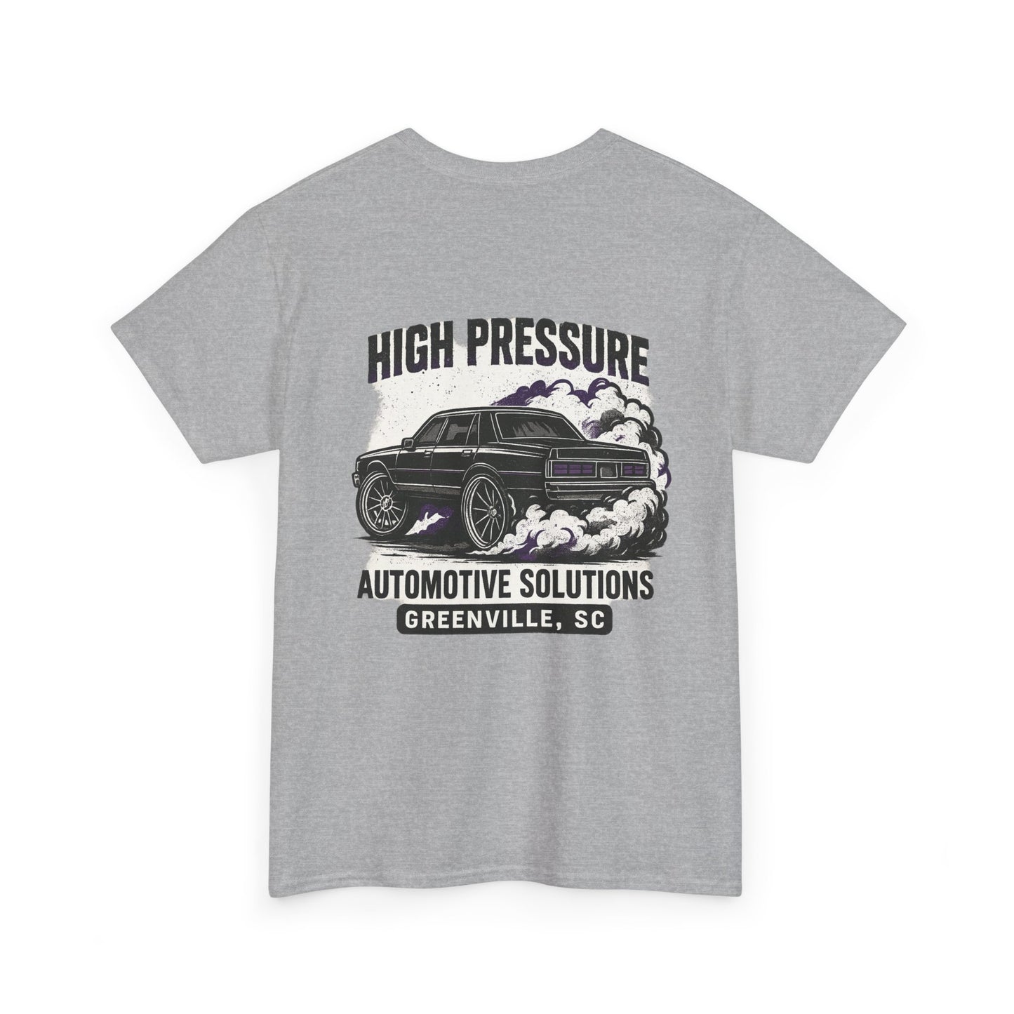 Automotive Graphic Tee - High Pressure Solutions, Car Enthusiast Shirt, Unisex Heavy Cotton Tee, Gift for Mechanics, Vintage Auto Style