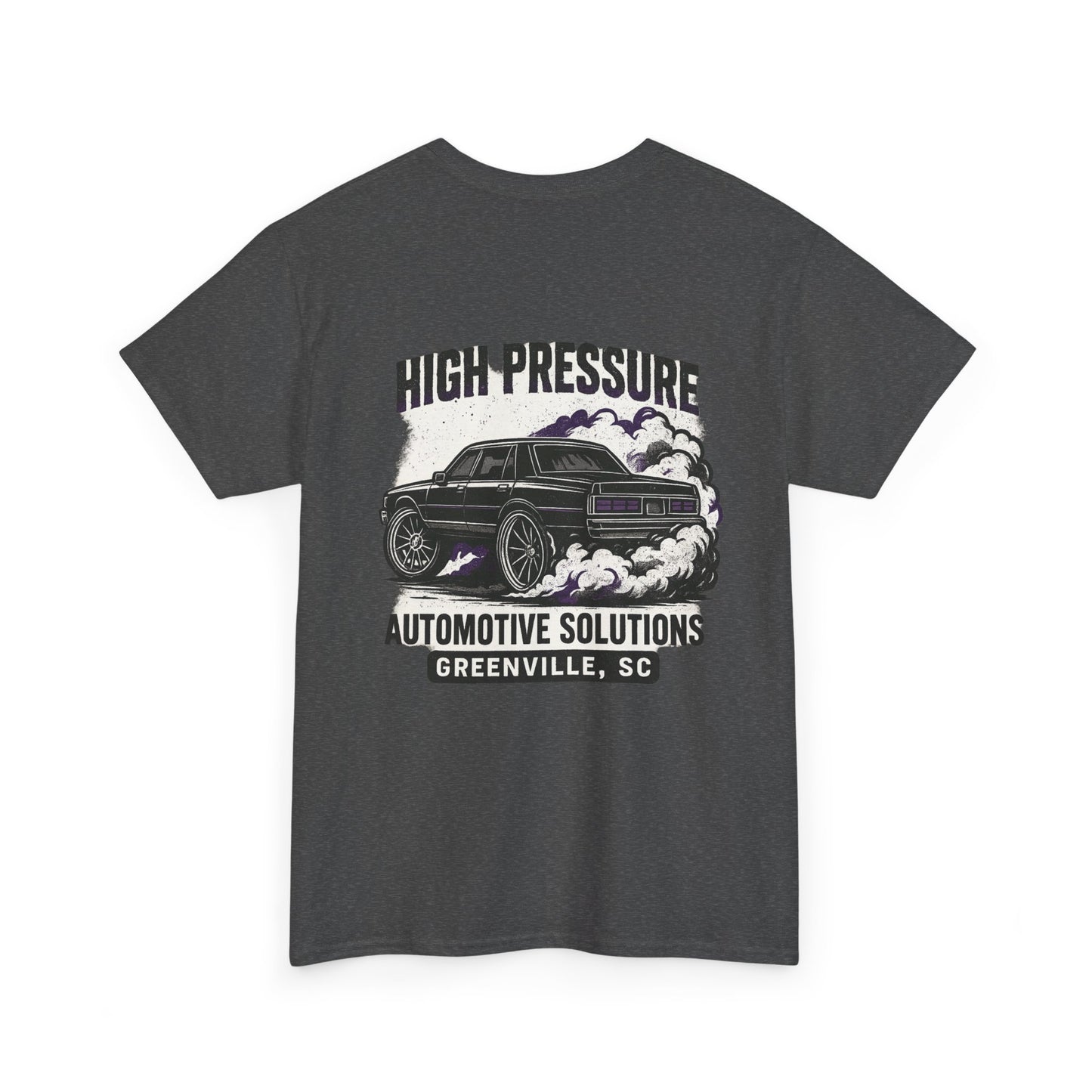 Automotive Graphic Tee - High Pressure Solutions, Car Enthusiast Shirt, Unisex Heavy Cotton Tee, Gift for Mechanics, Vintage Auto Style