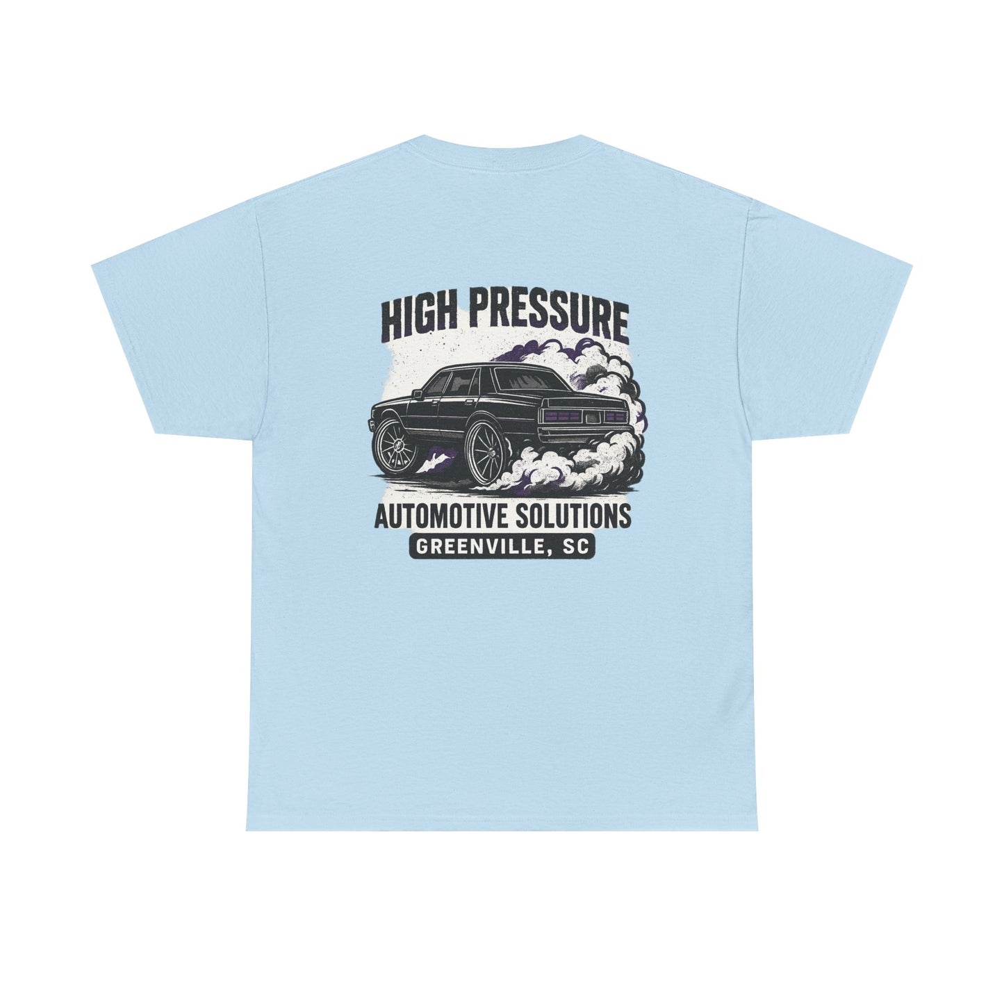 Automotive Graphic Tee - High Pressure Solutions, Car Enthusiast Shirt, Unisex Heavy Cotton Tee, Gift for Mechanics, Vintage Auto Style