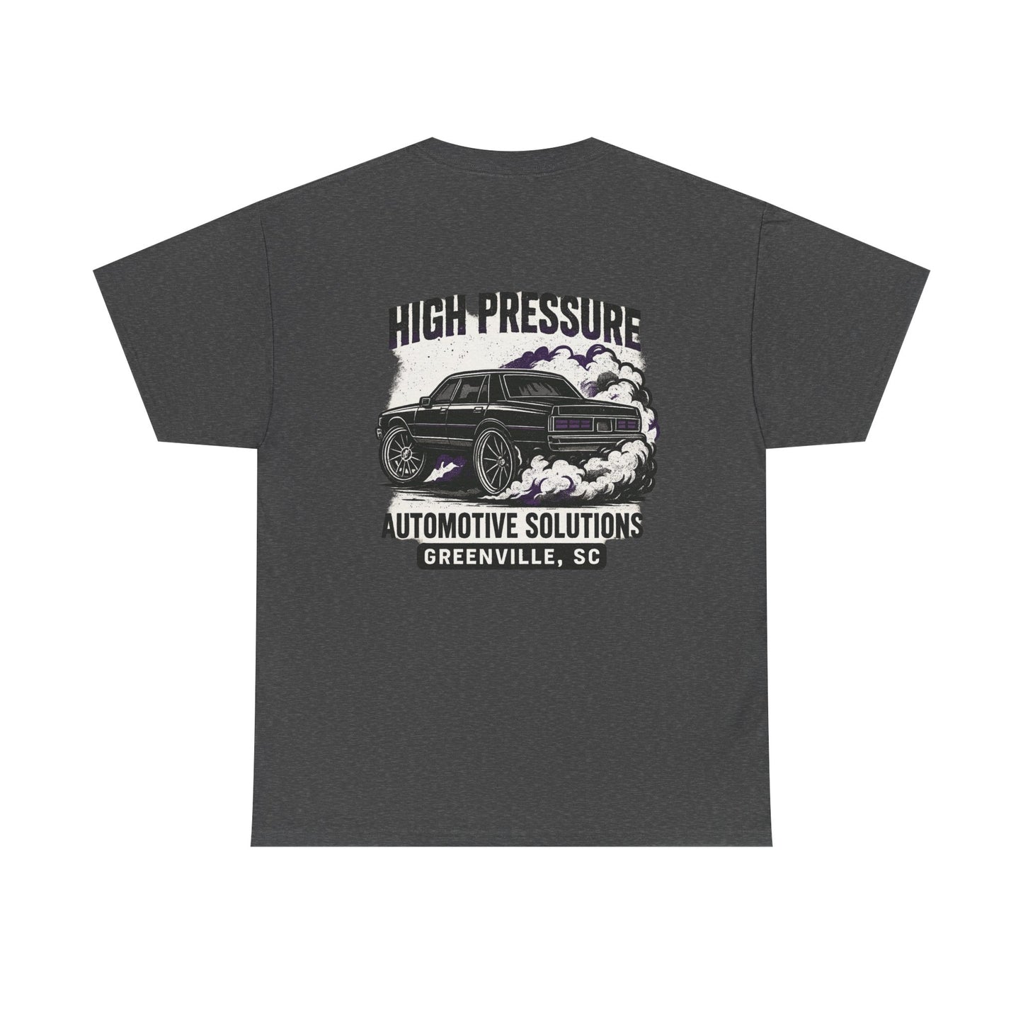 Automotive Graphic Tee - High Pressure Solutions, Car Enthusiast Shirt, Unisex Heavy Cotton Tee, Gift for Mechanics, Vintage Auto Style