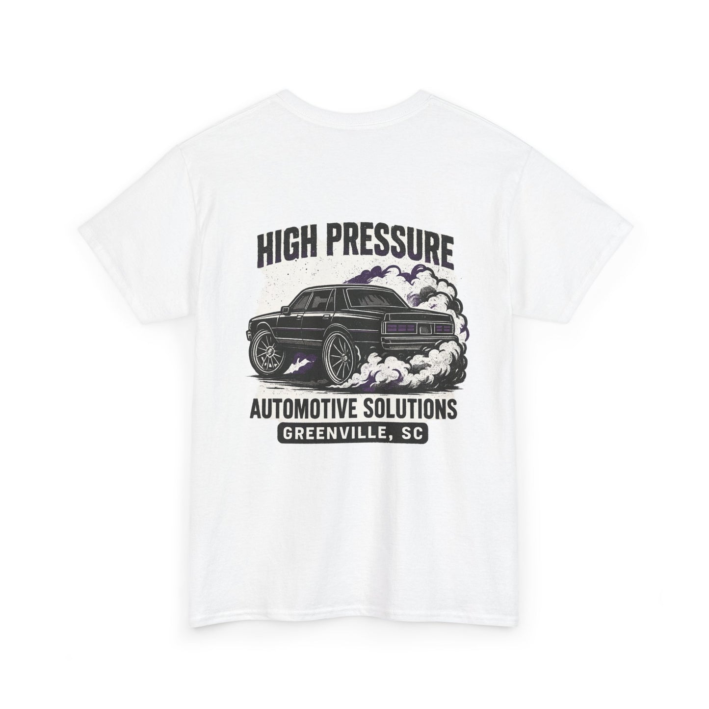 Automotive Graphic Tee - High Pressure Solutions, Car Enthusiast Shirt, Unisex Heavy Cotton Tee, Gift for Mechanics, Vintage Auto Style
