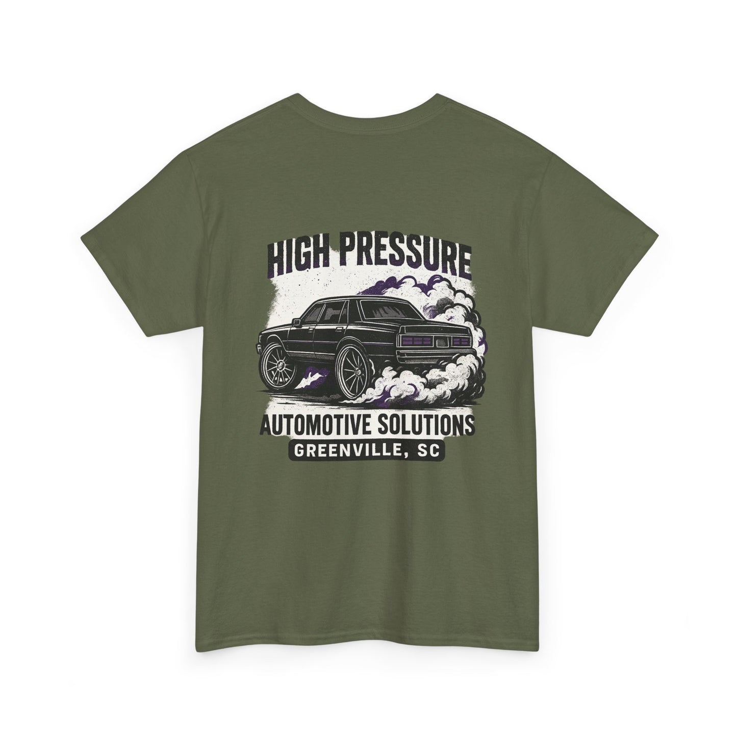 Automotive Graphic Tee - High Pressure Solutions, Car Enthusiast Shirt, Unisex Heavy Cotton Tee, Gift for Mechanics, Vintage Auto Style