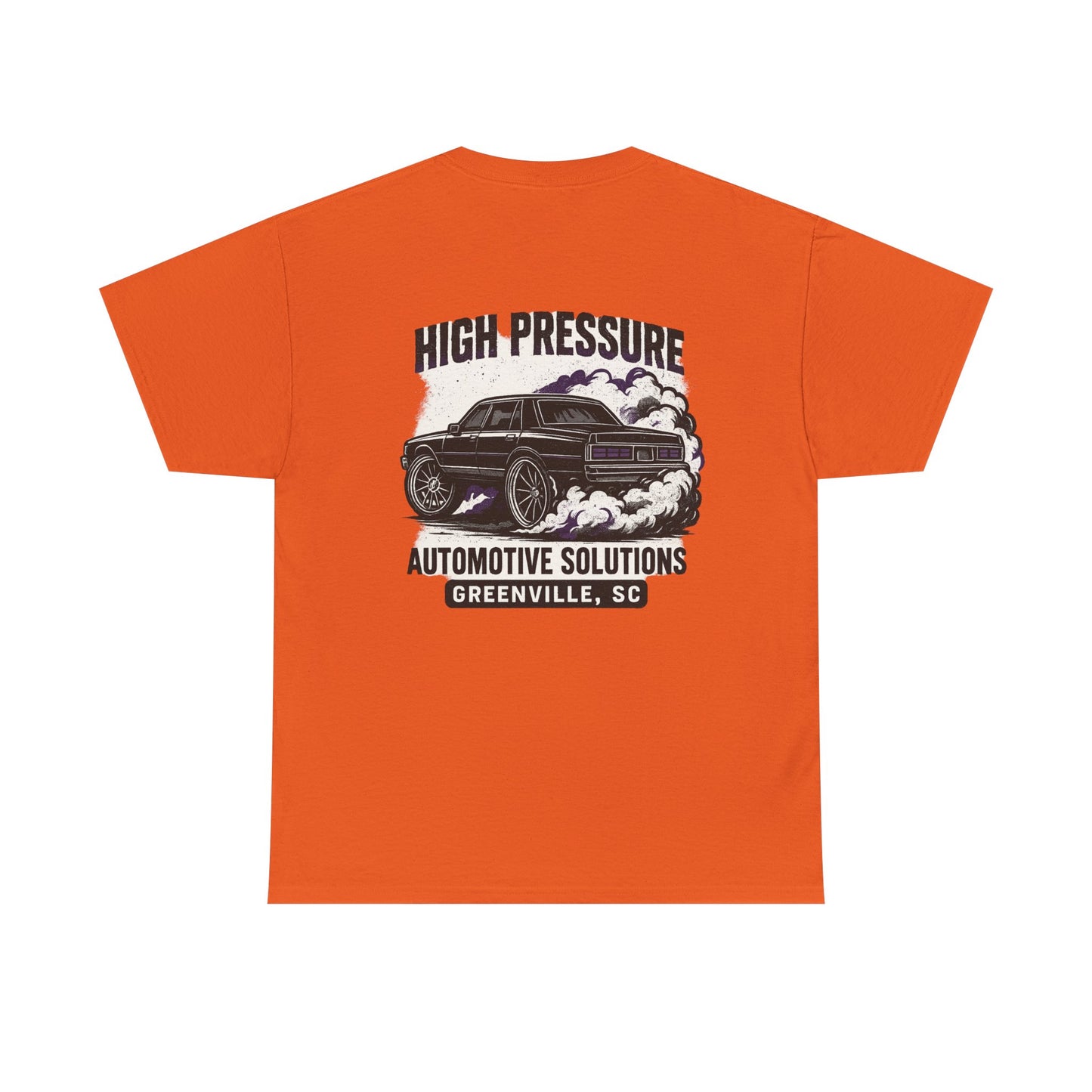 Automotive Graphic Tee - High Pressure Solutions, Car Enthusiast Shirt, Unisex Heavy Cotton Tee, Gift for Mechanics, Vintage Auto Style