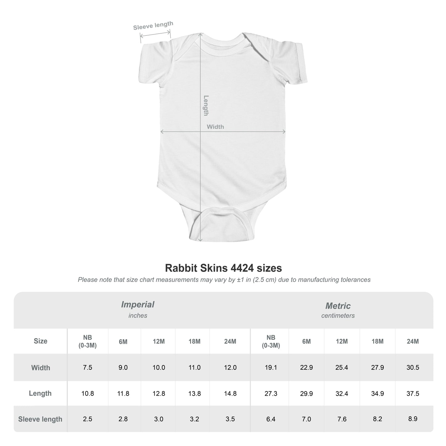 High Pressure Infant Bodysuit