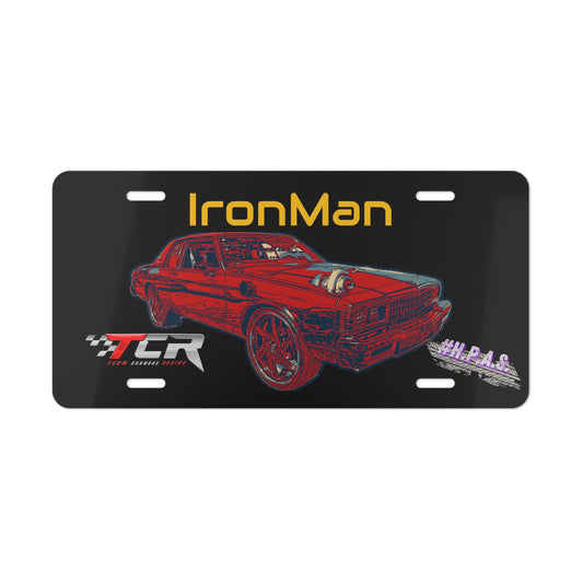 IronMan Box Chevy Vanity Plate