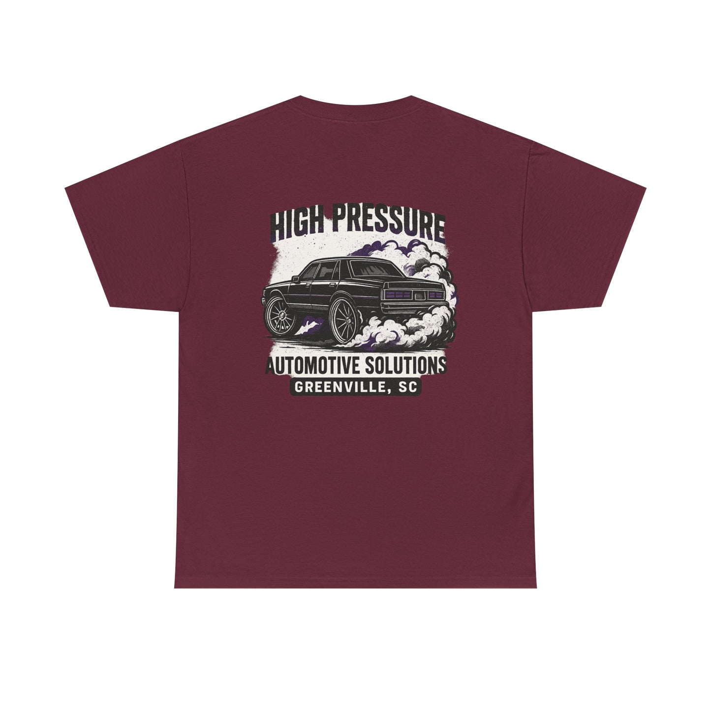 Automotive Graphic Tee - High Pressure Solutions, Car Enthusiast Shirt, Unisex Heavy Cotton Tee, Gift for Mechanics, Vintage Auto Style