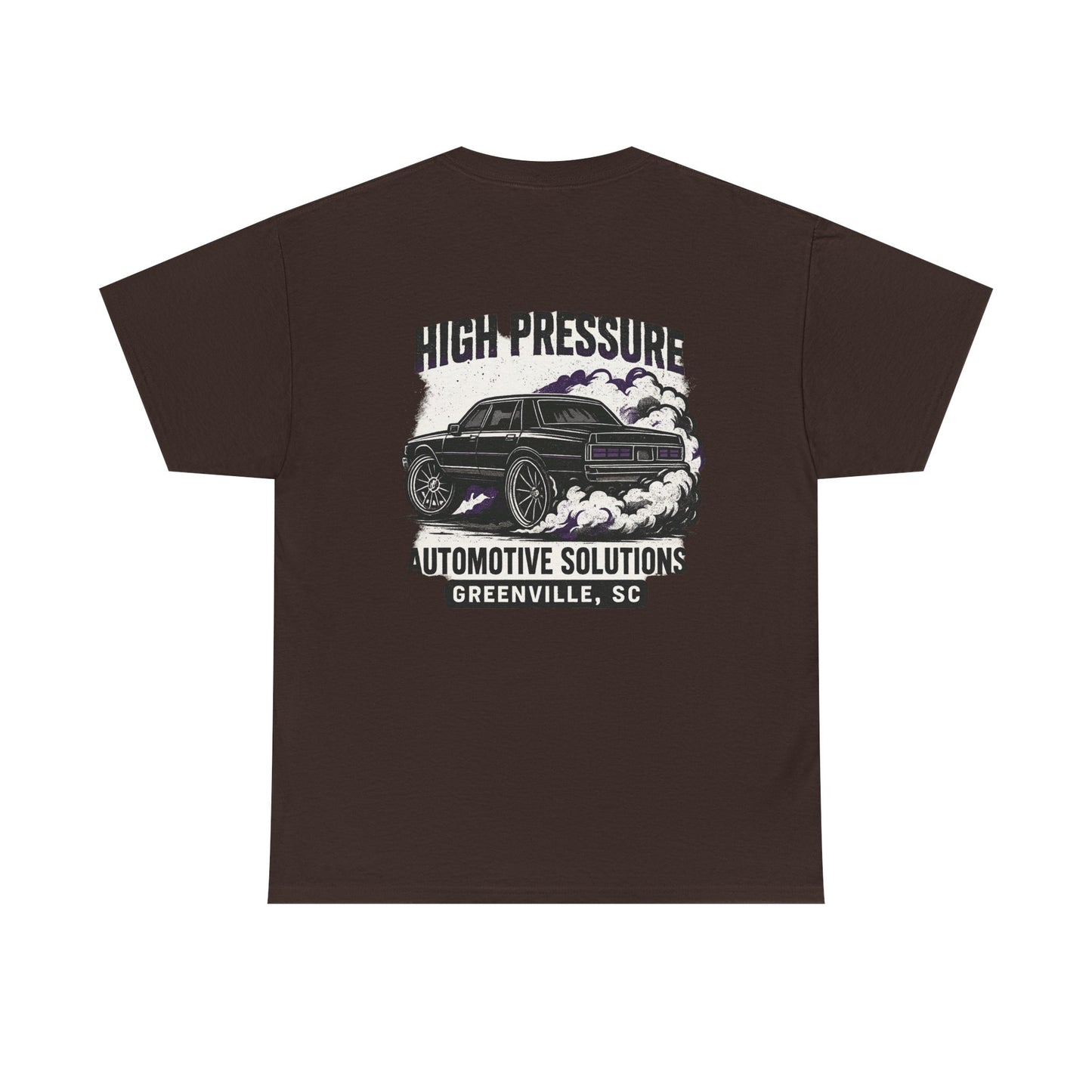 Automotive Graphic Tee - High Pressure Solutions, Car Enthusiast Shirt, Unisex Heavy Cotton Tee, Gift for Mechanics, Vintage Auto Style