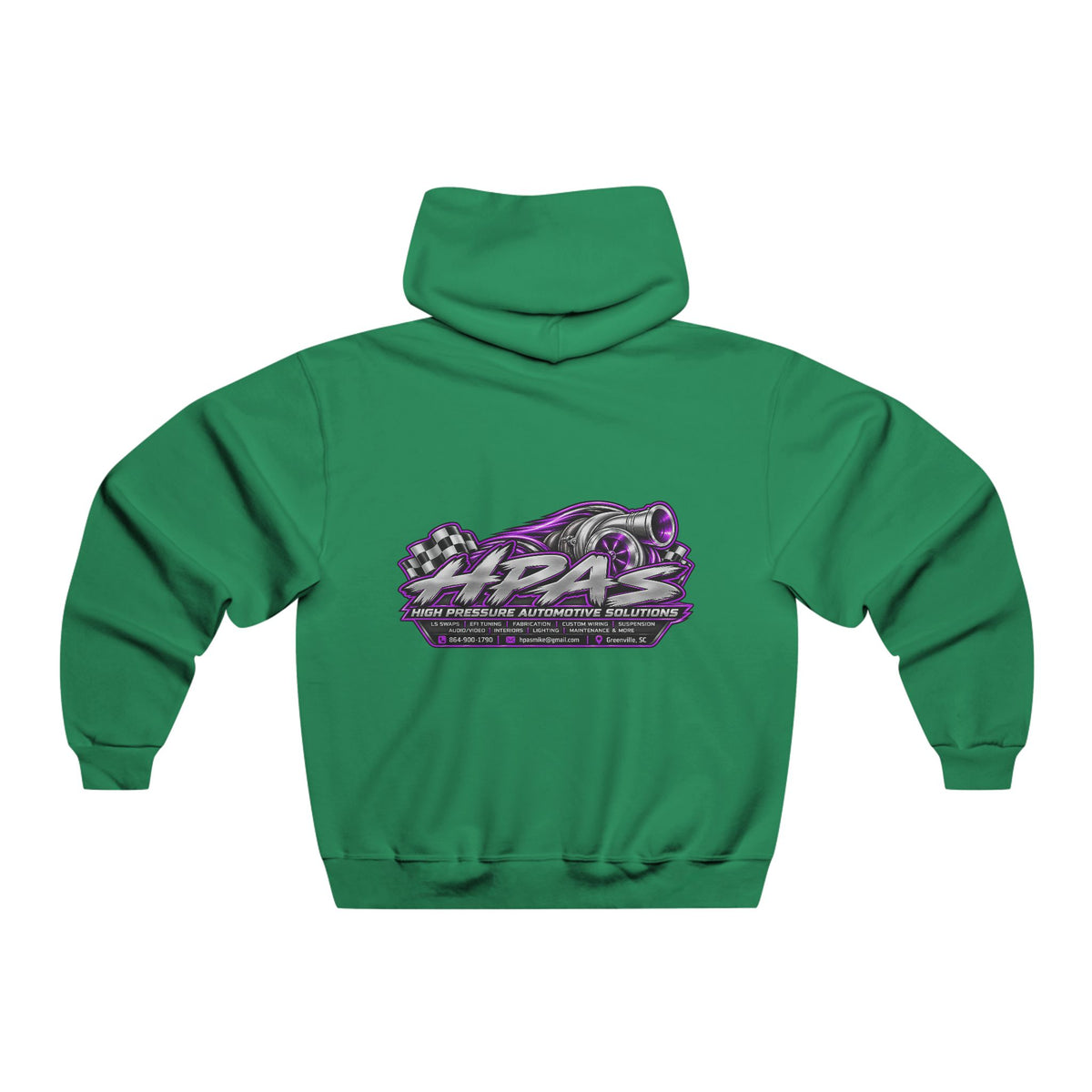 Hoodie - 'Warning: Slippery When Wet' Retro Racing Graphic Pullover