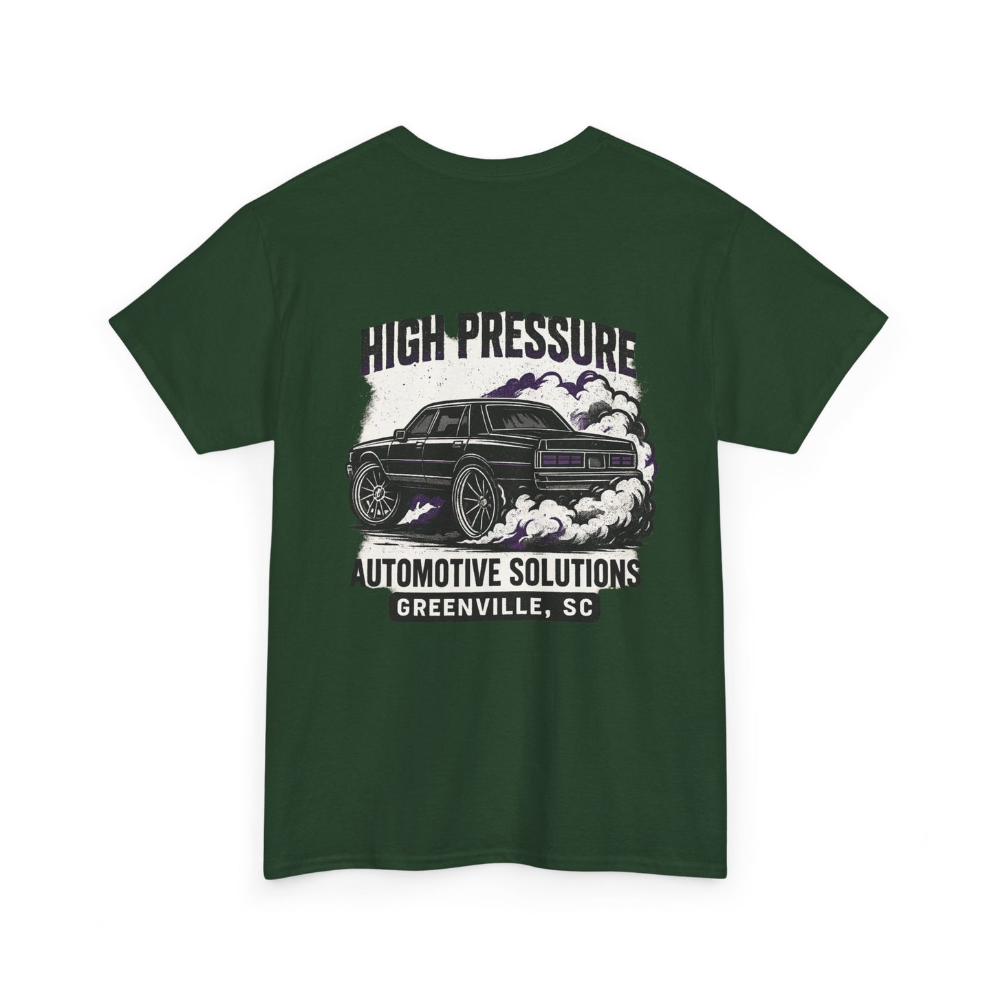 Automotive Graphic Tee - High Pressure Solutions, Car Enthusiast Shirt, Unisex Heavy Cotton Tee, Gift for Mechanics, Vintage Auto Style