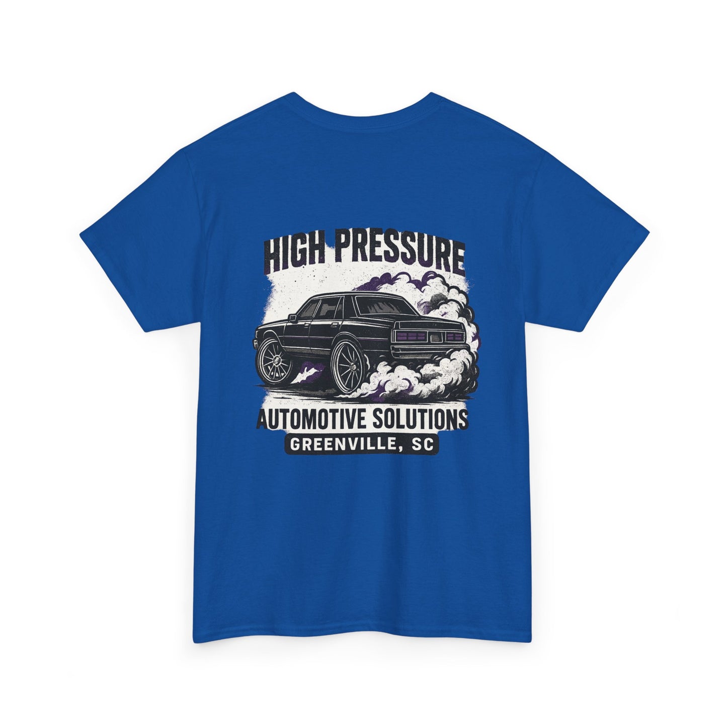 Automotive Graphic Tee - High Pressure Solutions, Car Enthusiast Shirt, Unisex Heavy Cotton Tee, Gift for Mechanics, Vintage Auto Style