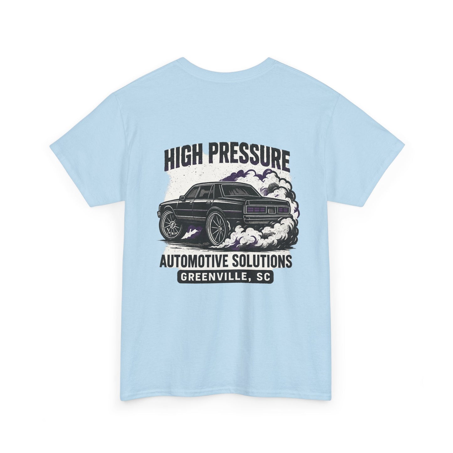 Automotive Graphic Tee - High Pressure Solutions, Car Enthusiast Shirt, Unisex Heavy Cotton Tee, Gift for Mechanics, Vintage Auto Style